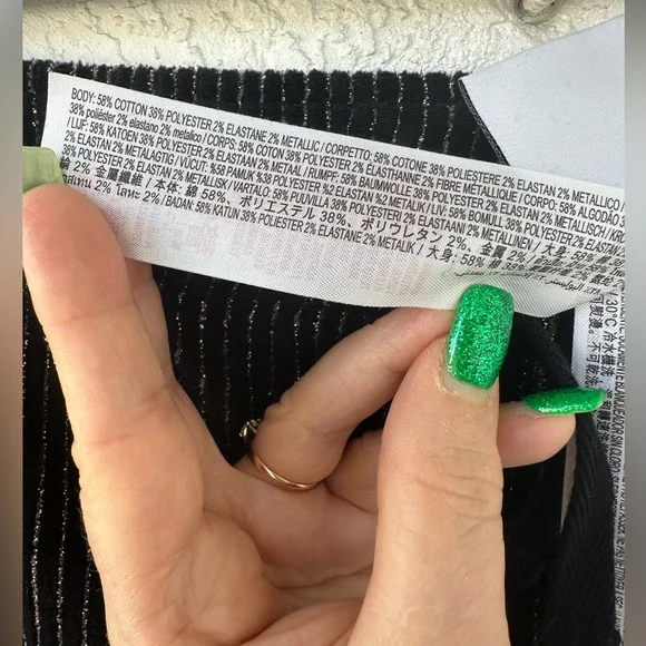 Disney Park Joggers Corduroy 50th Anniversary Spirit Black Gold Castle XXL - Picture 7 of 8